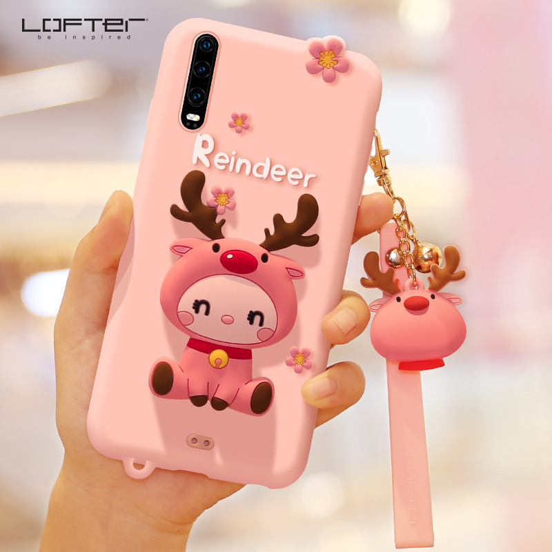 Mobile cell phone case cover for HUAWEI P20 Creative cartoon silicone 