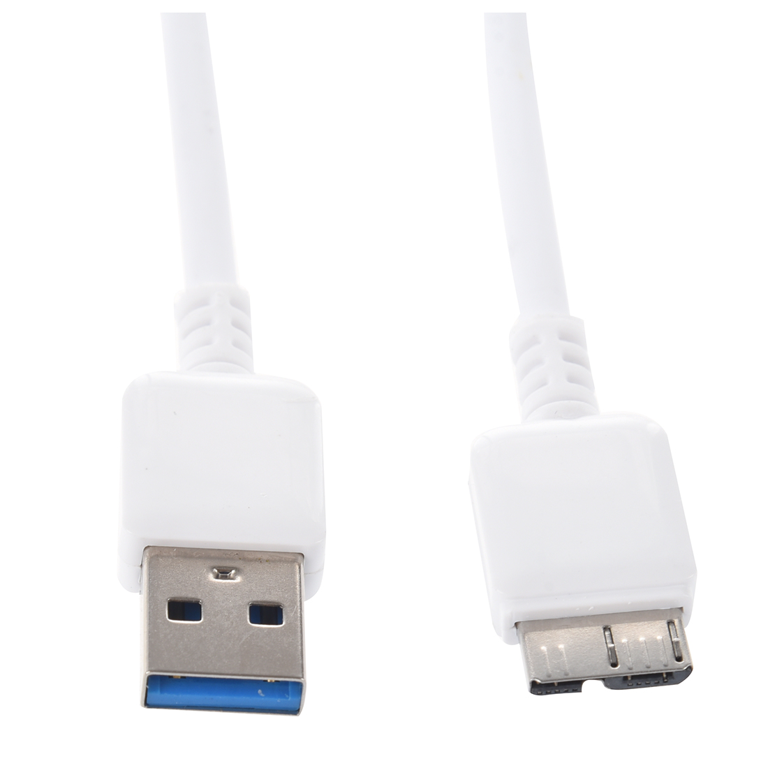White Superspeed USB 3.0 Type A Male to Micro B Male Adapter Cable Cord
