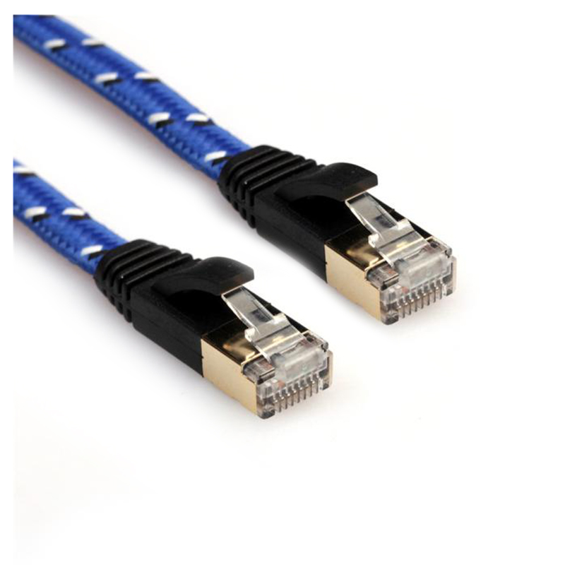 CAT-7 LAN Network 10 Gigabit Modem Router Weave Ethernet Cable 1.8m
