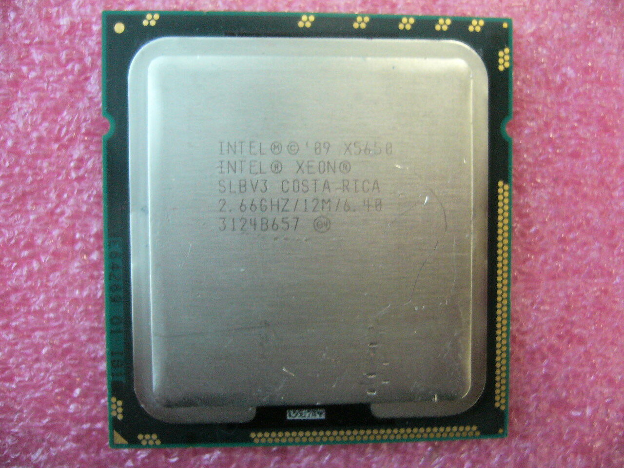 INTEL Six-Cores CPU X5650 2.66GHZ/12MB 6.4GT/s QPI LGA1366 SLBV3