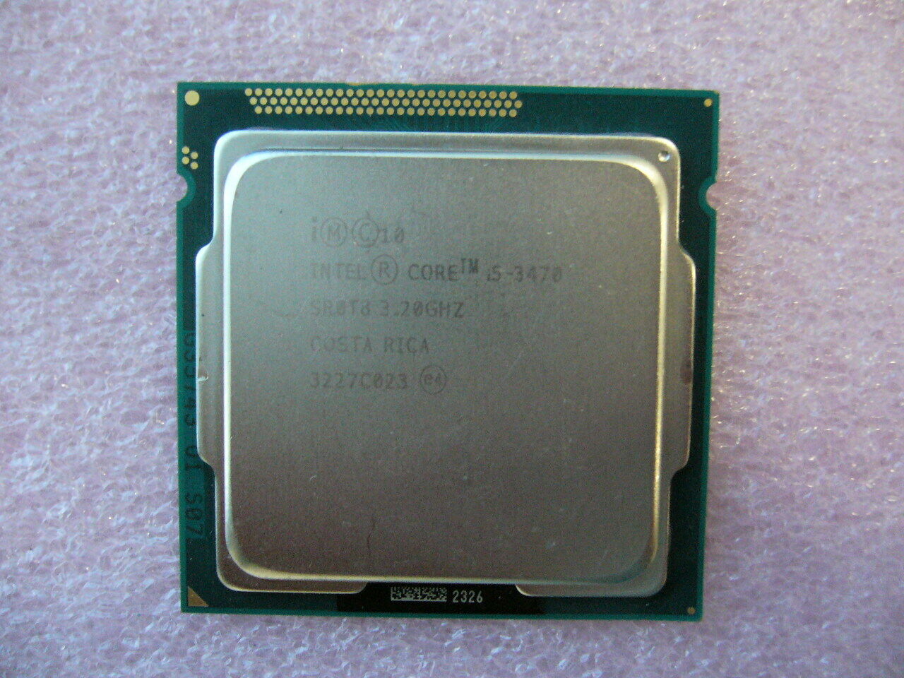 Intel CPU i5-3470 Quad-Cores 3.20Ghz LGA1155 SR0T8 chipped corner