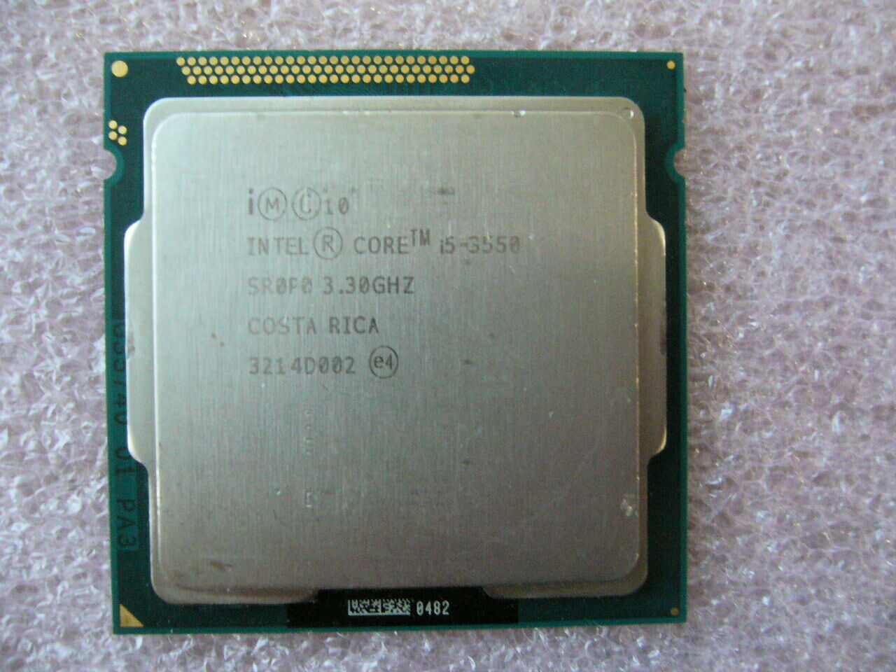 Intel CPU i5-3550 Quad-Cores 3.30Ghz LGA1155 SR0P0 oxidized pins