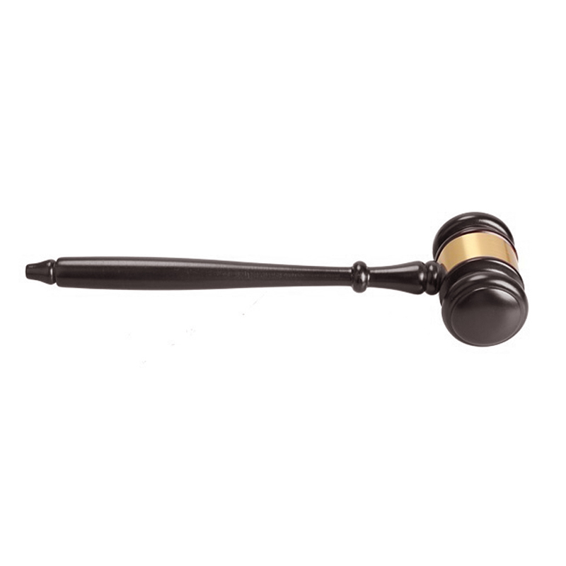 High-quality Gavel Wooden Judge Hammered Handcrafted Delicate Wood Gavel for Lawyer Judge Auction Sale Decoration Hammer