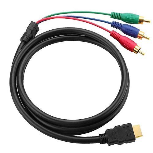 2017 HDTV 1080 5FT 1.5M HDMI to 3 RCA Composite Video audio TV Component Cable adapter cabo cabel for XBOX 360 for PS3 for PS4