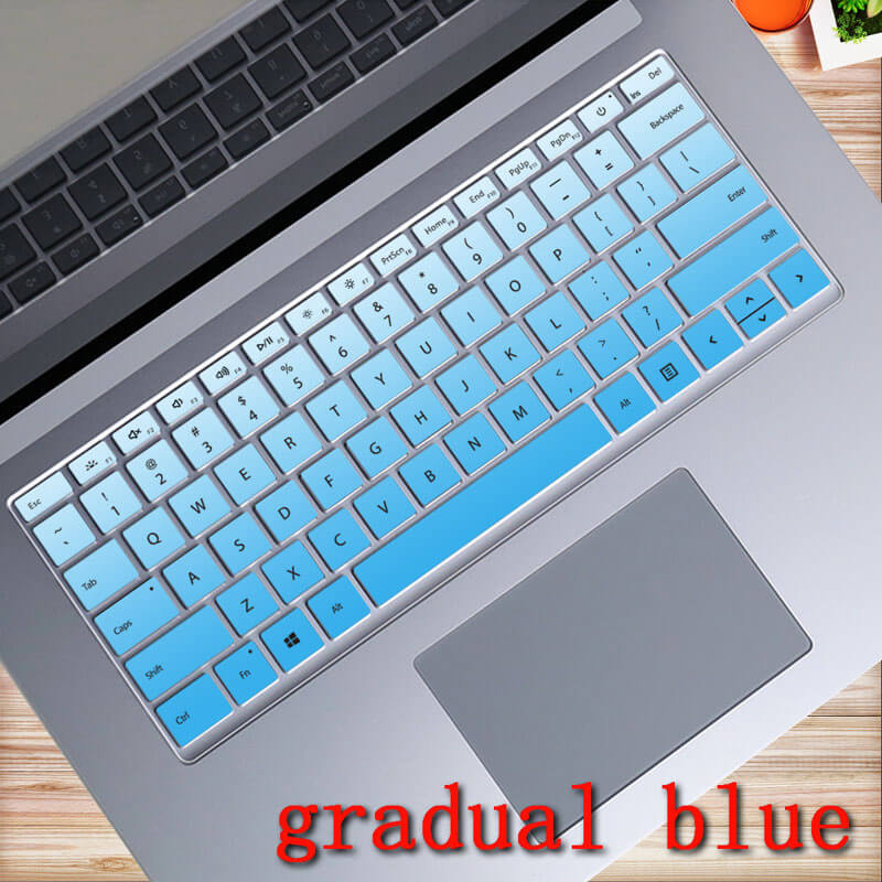 Keyboard Cover Skin for 2020 2021 Microsoft Surface Pro 7/ Surface Pro 6 2019 2018/ Surface Pro 5 2017/ Surface Pro 4 Keyboard Cover Skin Protector, Surface Pro 12.3 Accessories