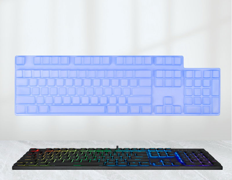 Keyboard Skin Compatible with Corsair K60 RGB Pro/Corsair K60 RGB Pro SE/Corsair K60 RGB Pro Low Profile Mechanical Gaming Keyboard
