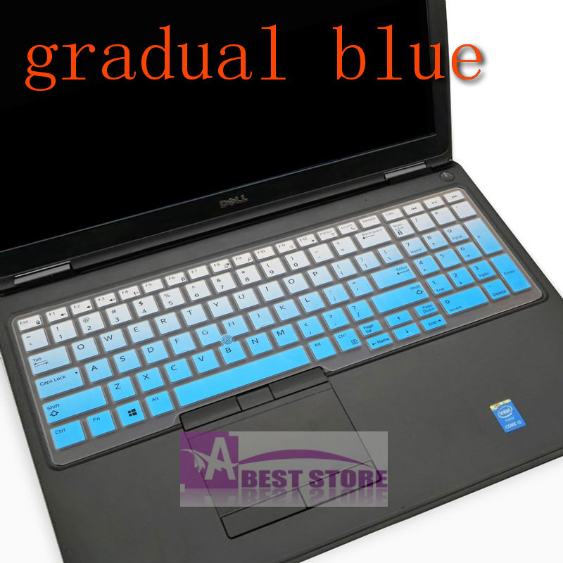 Keyboard Skin Compatible with Dell Latitude 5580 5590 5591 E5550 E5570, Precision M5520 15.6