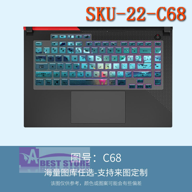 Keyboard Cover for 2021 New ASUS ROG Strix G15 Gaming Laptop G513QR G513QE G513QC G513IE G513IC G513IH G513QM G513IM G513QR, 15.6