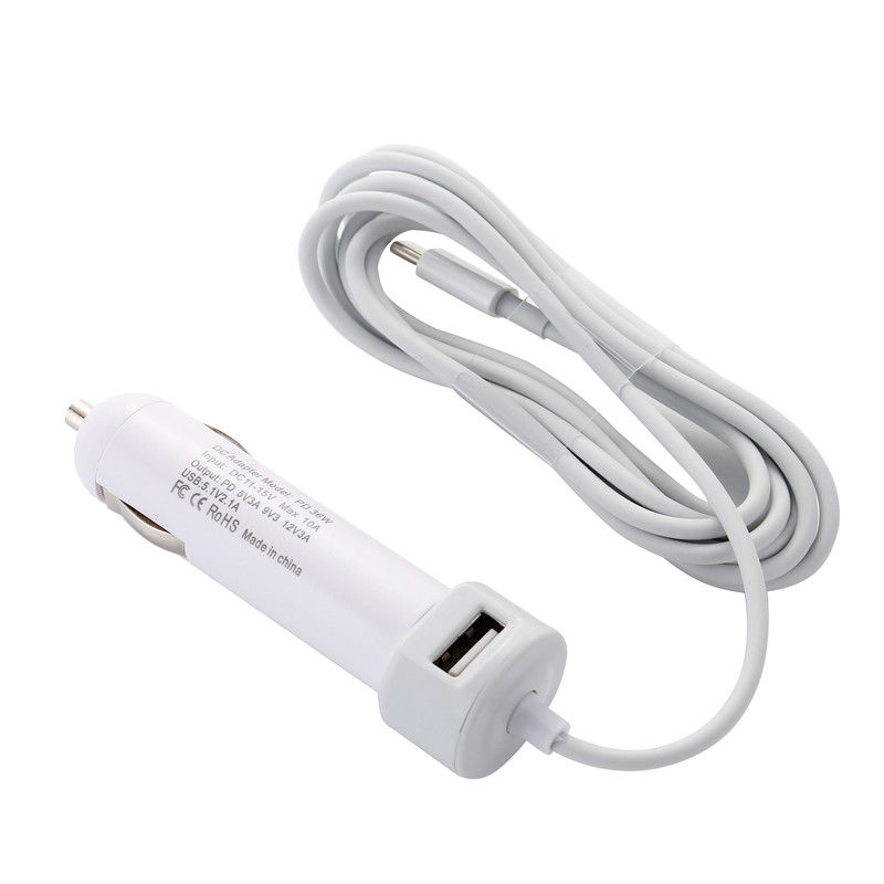 PD 36W Car Charger USB-C Adapter for Apple A1540 Macbook 12