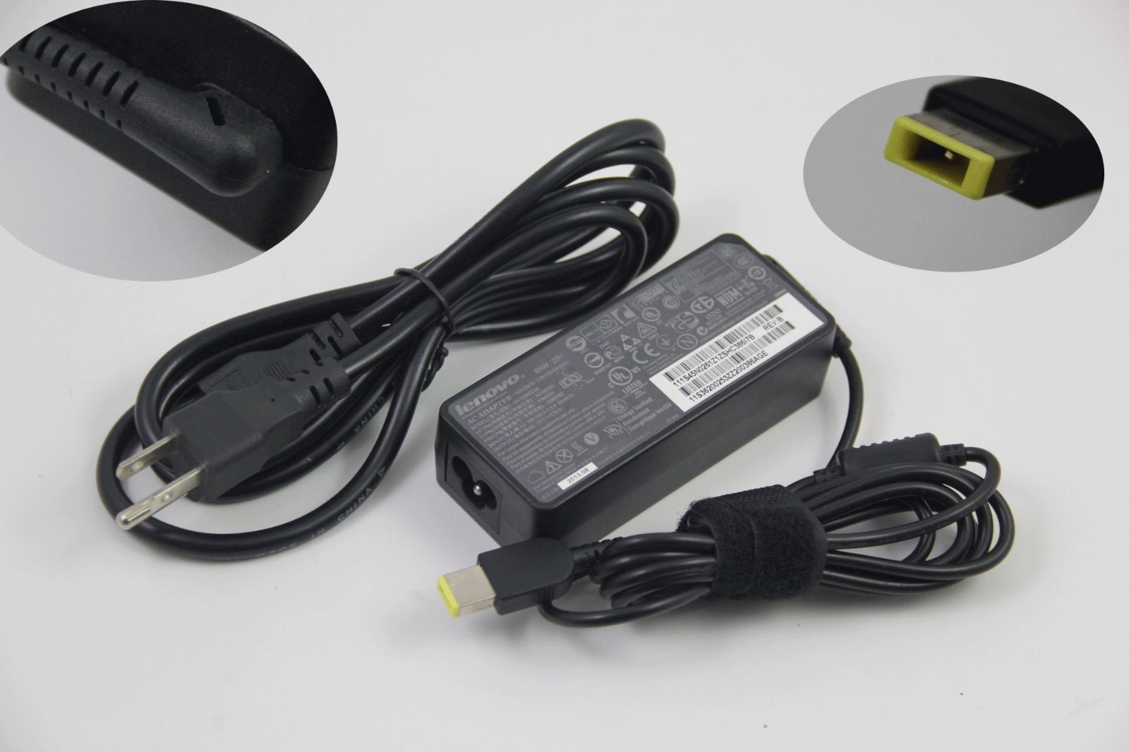 65W Genuine OEM AC Adapter Charger For Lenovo ThinkPad S431 ADLX65NCC3A 45N0262