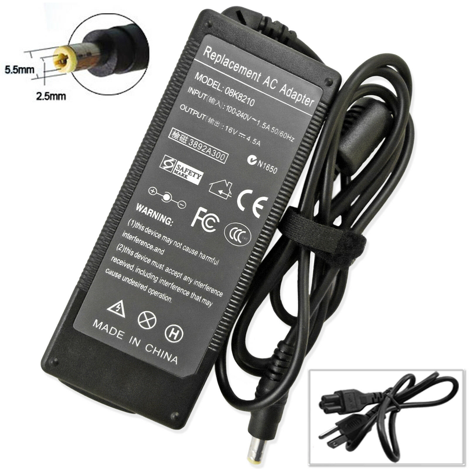 AC Adapter Charger For Panasonic Toughbook CF-19 CF-31 CF-52 CF-53 Power & Cord