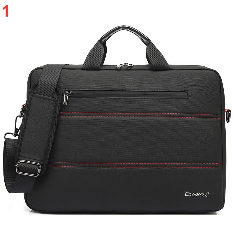 Computer bag 15.6 inch business briefcase thin waterproof anti-theft brush notebook bile bag