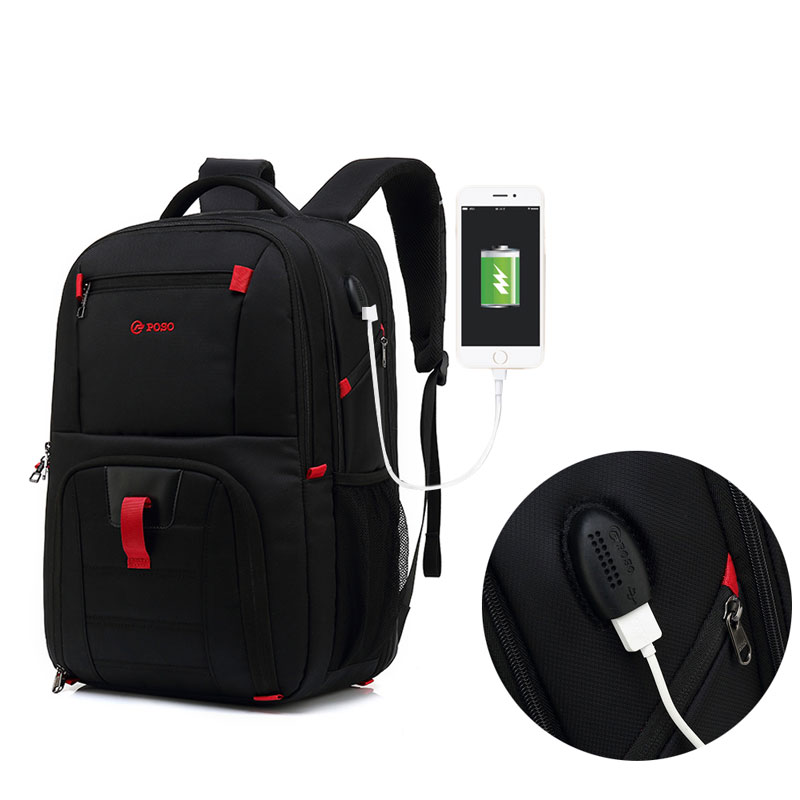 Crossten Swiss Multifunctional 17.3 In Computer Bag sleeve case Waterproof USB Port For Business Travel College School Bagpacks