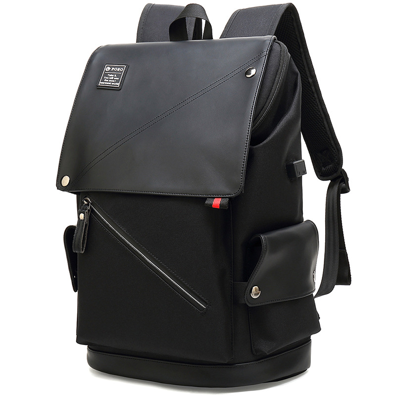 15 15.5 15.6 inch travel backpack leisure backpack shoulder bag large-capacity USB computer bag outdoor student bag