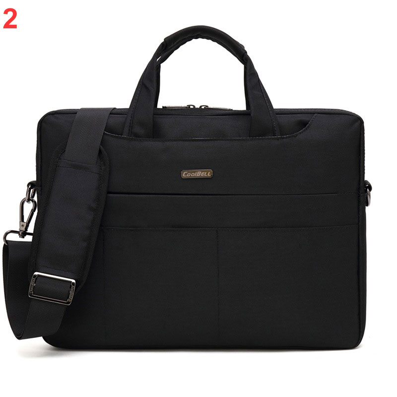 Business briefcase ultra-thin light shoulder slant span mens 13.3 14 15 15.6 inch laptop bag