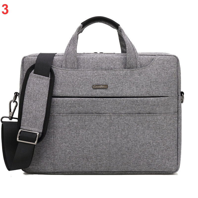 Business briefcase ultra-thin light shoulder slant span mens 13.3 14 15 15.6 inch laptop bag