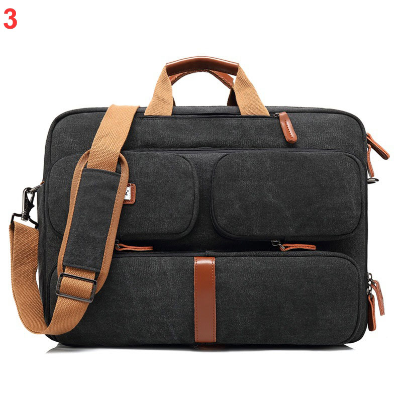 15 15.5 15.6 17 17.3 inch Mens handbag cross-section new business briefcase canvas one-shoulder slanted bag