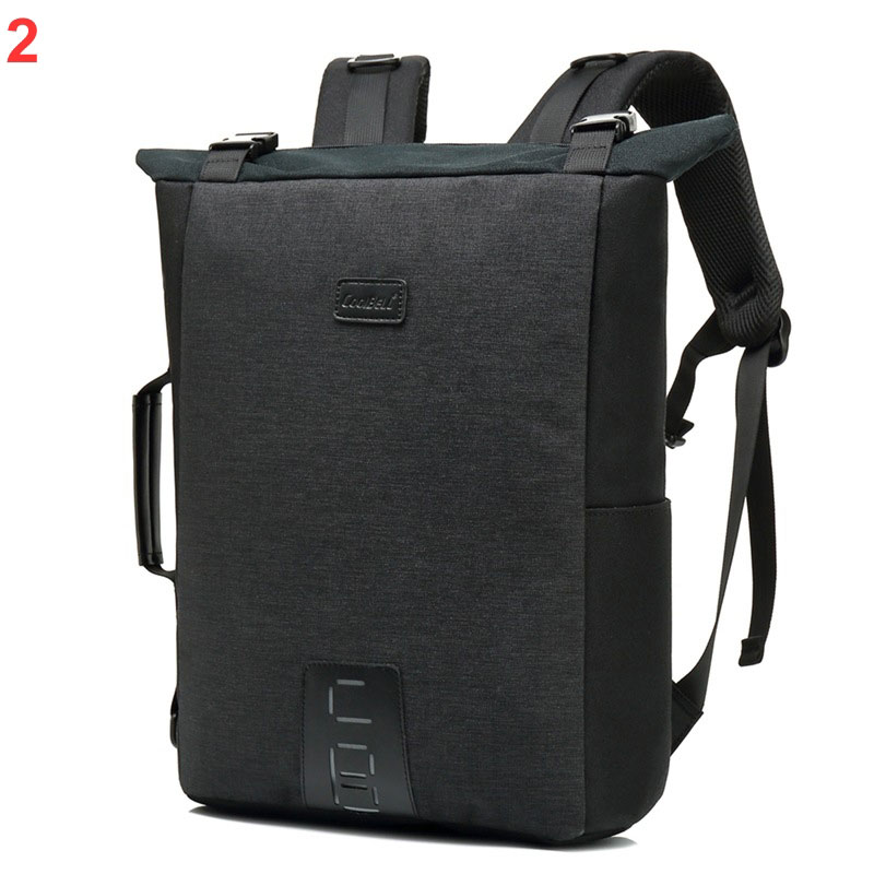 15.6 inch Double-shouldered mens multi-functional computer bag business leisure backpack