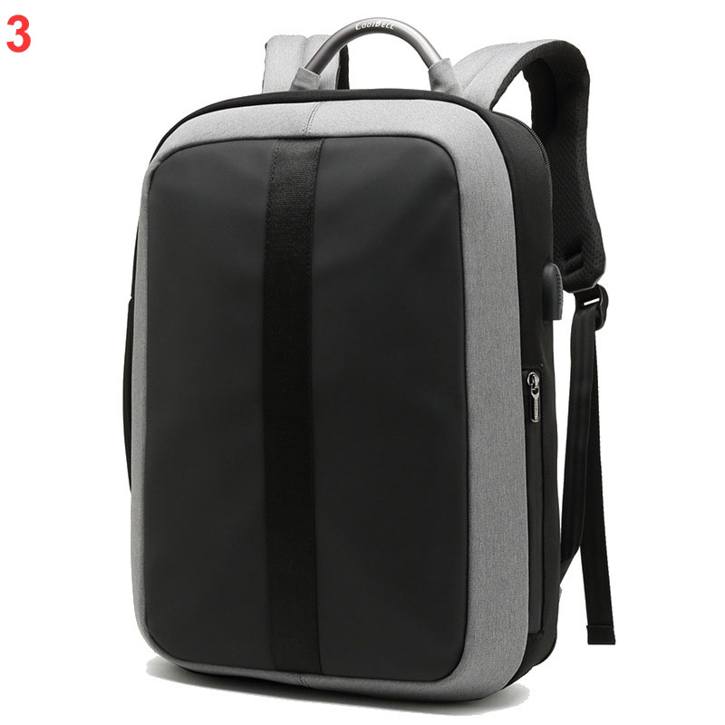 15.6 inch Business laptop bag outdoor mens backpack usb charging travel double shoulder bag