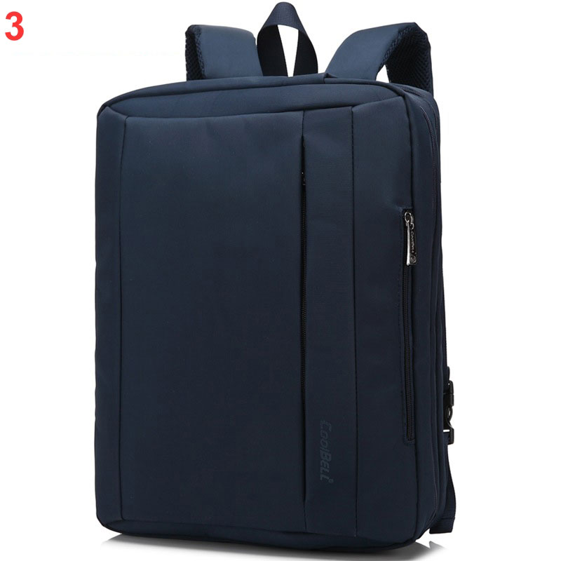 15 15.5 15.6 17 17.3 Double-shoulder edmed mens multi-functional laptop bag nylon waterproof shock-proof outdoor business backpack