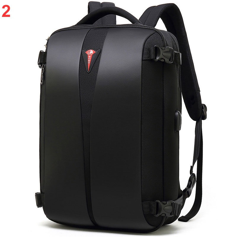15.6 Shoulder bag business stereotype waterproof double customs lock computer bag USB backpack