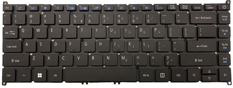 Backlit Keyboard ACER TravelMate P214 TMB114-21 TMP214-51g TMP214-52 TMP214-53