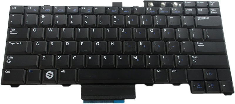 Laptop Keyboard Compatible with Dell Latitude E5300 E5400 E5500 E5410 E5510 Series P/N: FM753 0FM753 FNGF0 0FNGF0 NSK-DBB1D US Layout