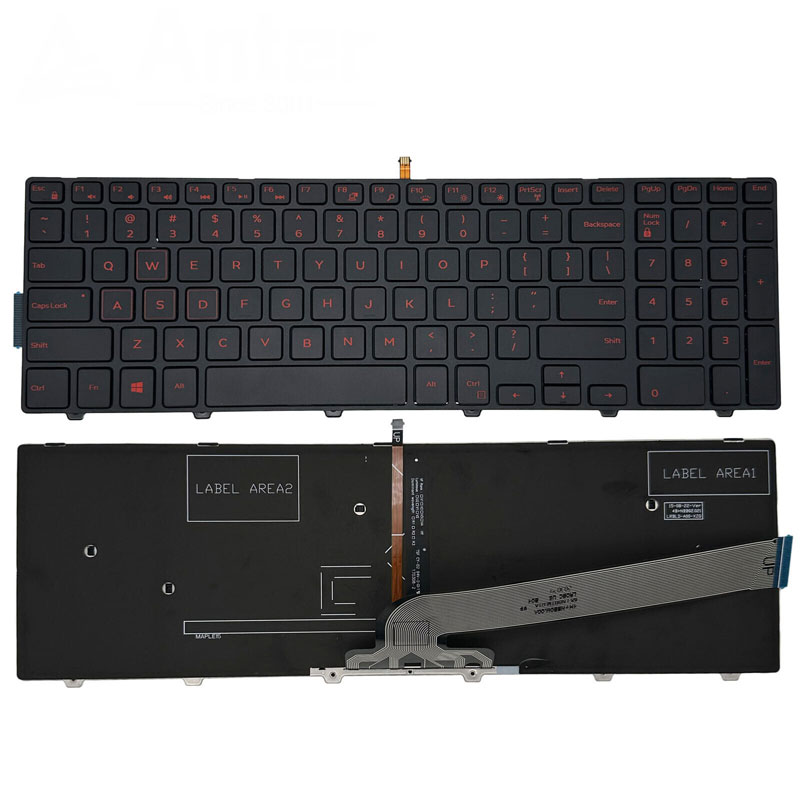Backlit Keyboard for Dell Inspiron 15 15-3559 3567 3547 3548 3565 3878 3560 US