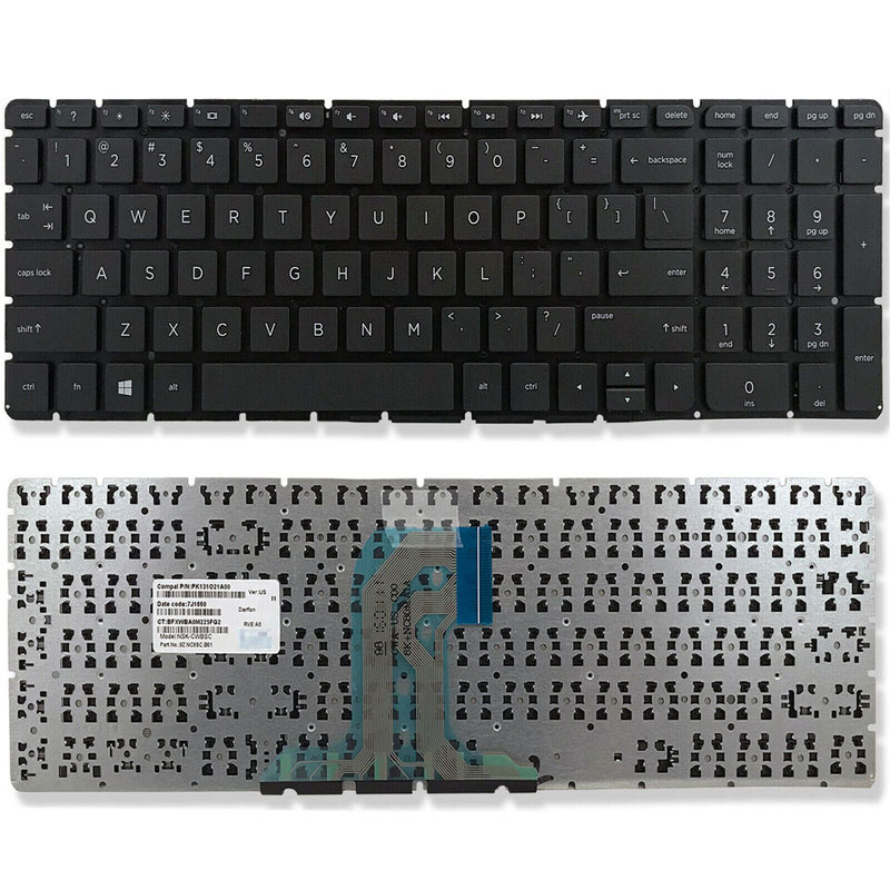 Laptop US Keyboard For HP Pavilion 17-x051nr 17-x063nb 17t-x000 cto 17-x007ds