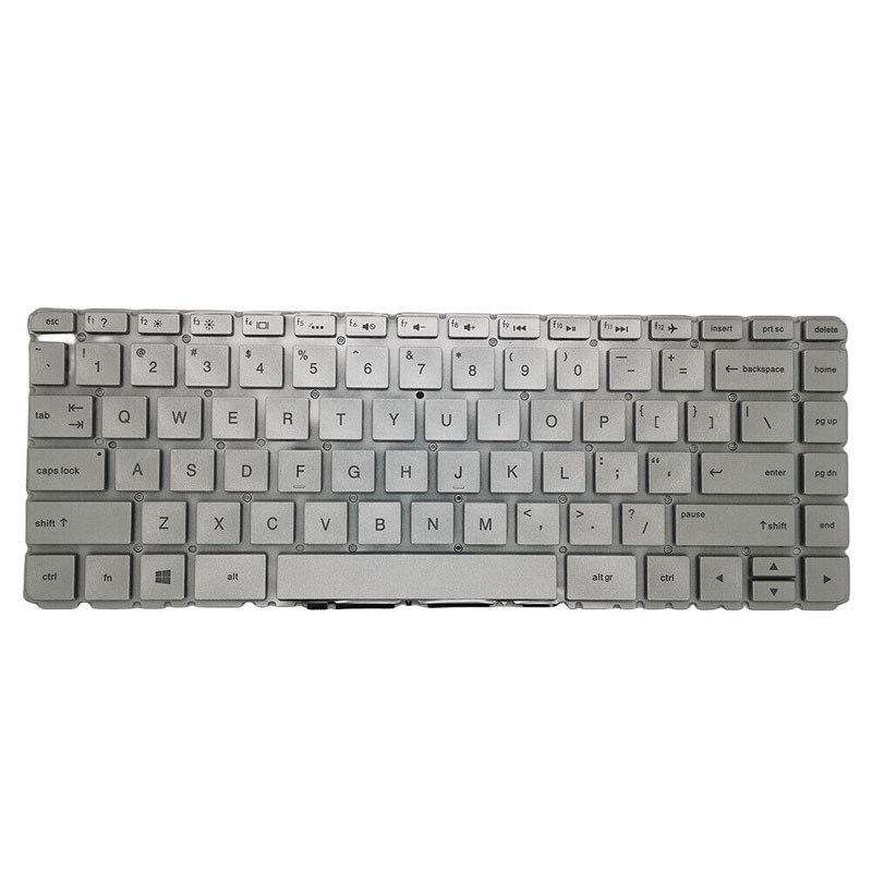 New for HP Pavilion 14-AB 14-AB000 14-AB100 14-AB167 US Keyboard Backlit Silver
