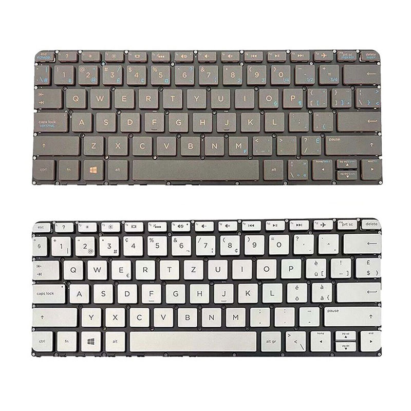 For HP Spectre 13-v 13-v116TU 117TU Laptop Backlit Keyboard Brown/ Silver