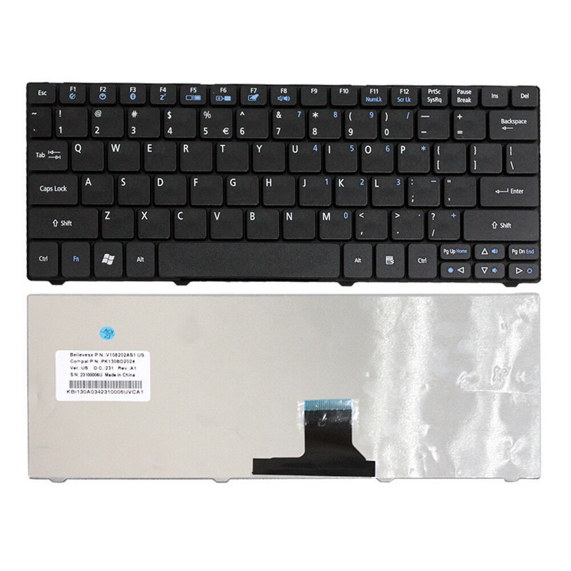 US NEW Netbook Keyboard FOR Acer Aspire One 721 AO721 722 AO722