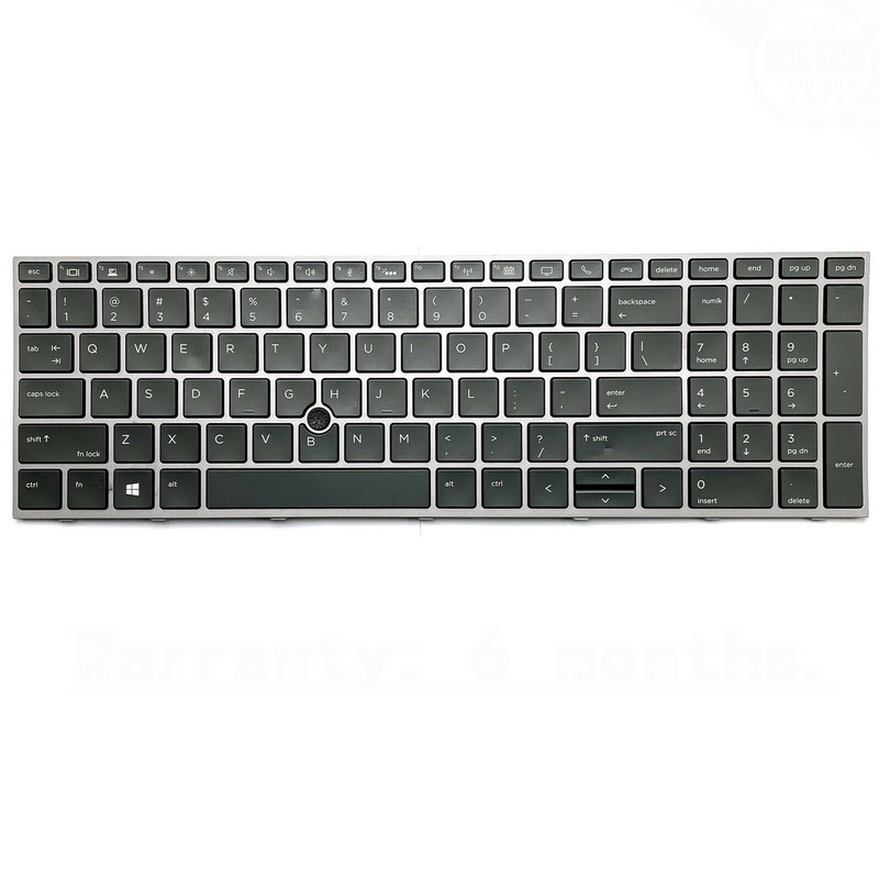 US Keyboard for HP Elitebook 850 G5 855 G5 750 G5 755 G5 zbook 15u G5 backlit
