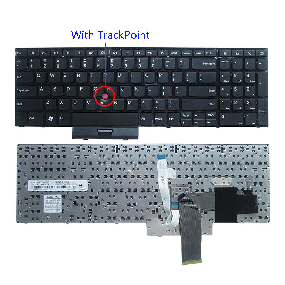For Lenovo IBM Thinkpad E520 E520S E525 Laptop Keyboard With TrackPoint