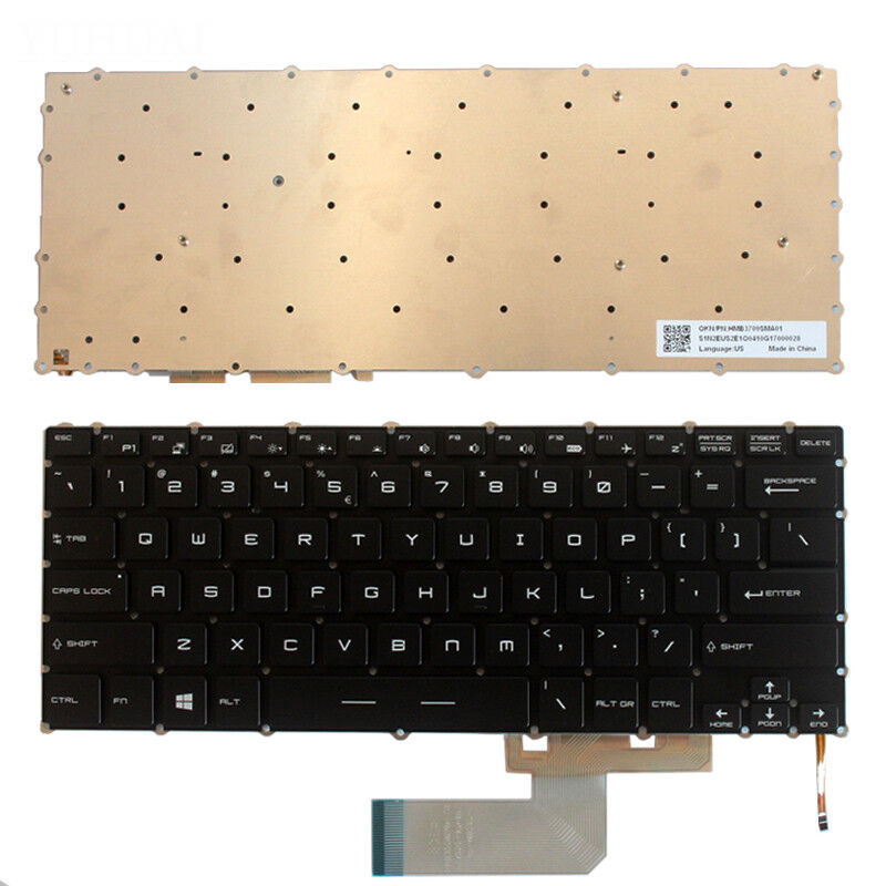 NEW For MSI GS32 GS30 GS43 GS40 GS43VR MS-14A1 MS-14A3 keyboard White backlit US