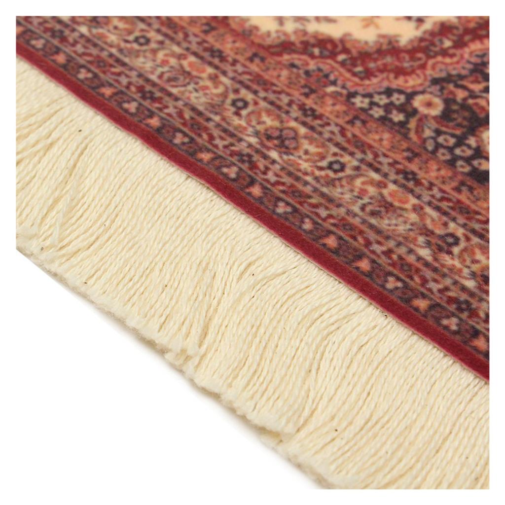 Cotton Persian Rug Mat Mousepad Retro Style Carpet Pattern Mouse Pad Red