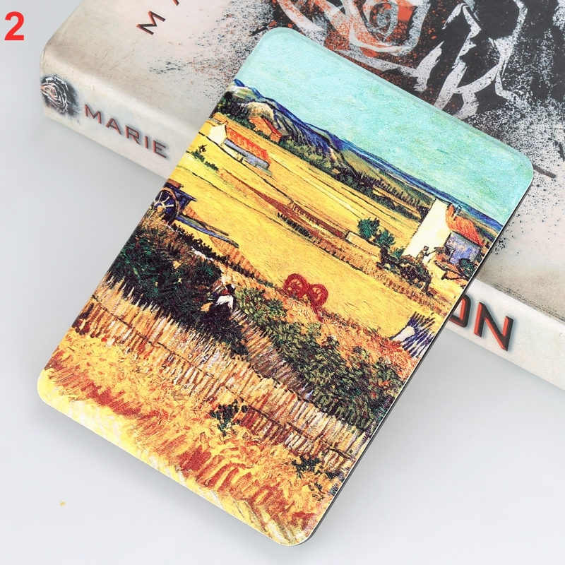 Universal Cover for Amazon Kindle Paperwhite 4 (2018 released 10th)Van Gogh Design Skin Auto Wake Up/Sleep 6 Inch E-book Case