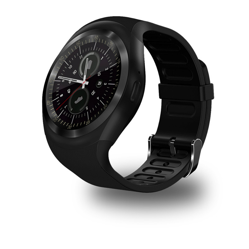 Bluetooth Y1 Smart Watch Relogio Android Smartwatch Phone Call SIM TF Camera