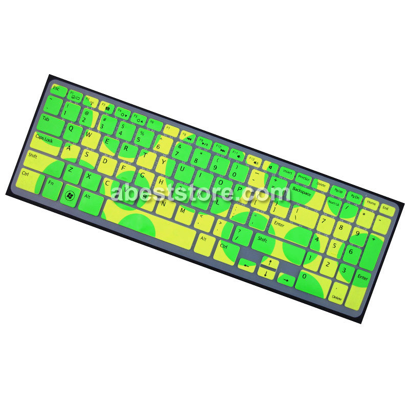 Lettering(Camouflage) keyboard skin for DELL XPS 14(L421X)