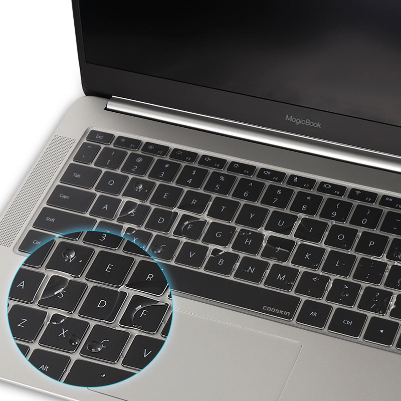 Nano Silver keyboard skin for MSI Creator 15 A10SD-015