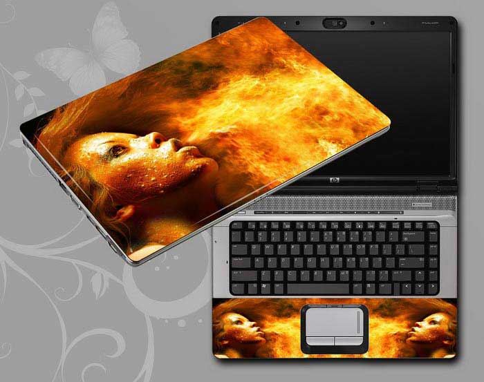 decal Skin for TOSHIBA Satellite P755-3DV20 The Woman who Spitfires laptop skin