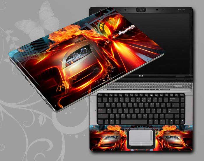 decal Skin for SAMSUNG NP300V4A-A02US Fire Train laptop skin