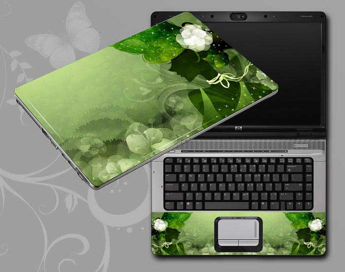 decal Skin for ASUS VivoBook S512 Thin and Light Laptop S512FA-DS71 Flowers and women floral laptop skin
