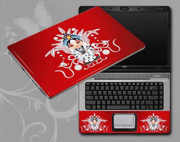 decal Skin for HP OMEN 16-n0747nr Red, Beijing Opera,Peking Opera Make-ups laptop skin