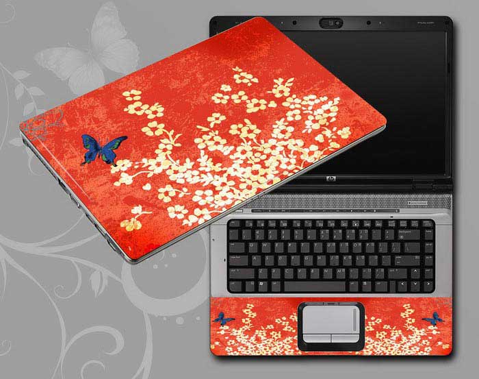 decal Skin for TOSHIBA Satellite C665D Series vintage floral flower floral laptop skin