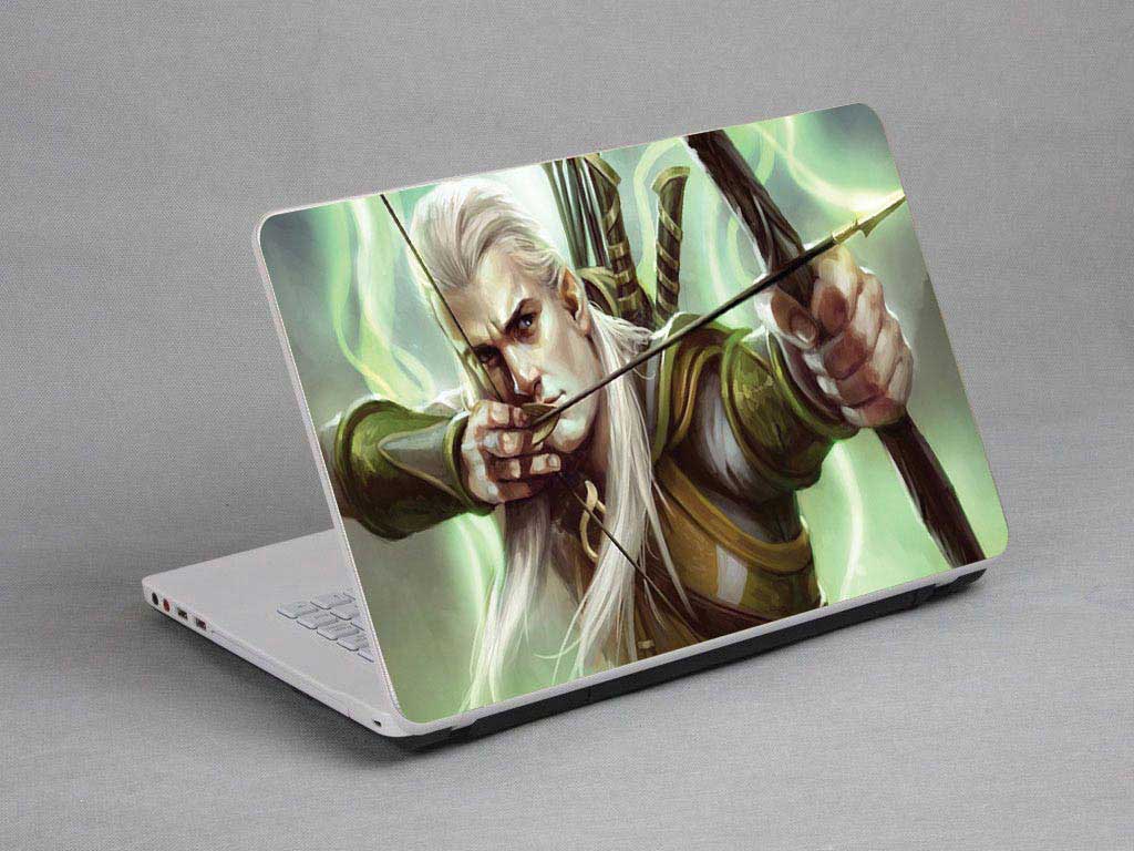 decal Skin for MSI GS40 6QE Phantom Lord of the Rings, Prince of The Elves Legolas Greenleaf laptop skin