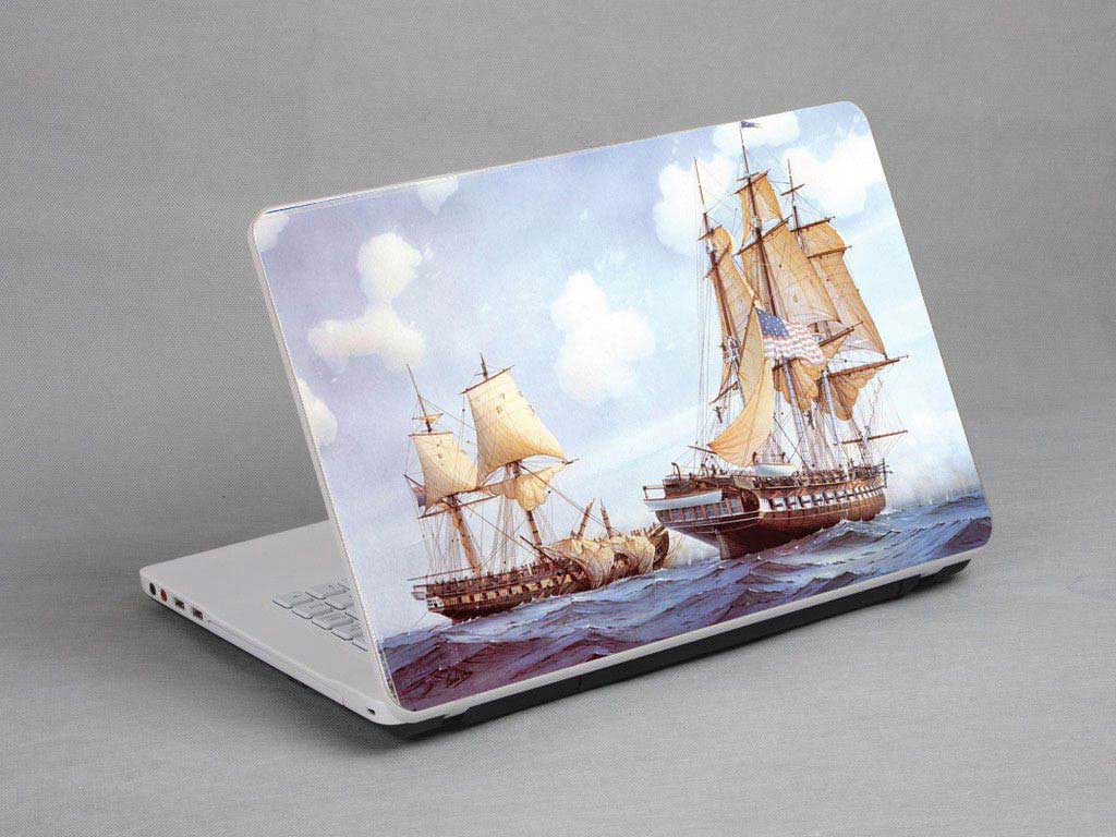 decal Skin for FUJITSU LIFEBOOK E751 (vPro) Great Sailing Age, Sailing laptop skin