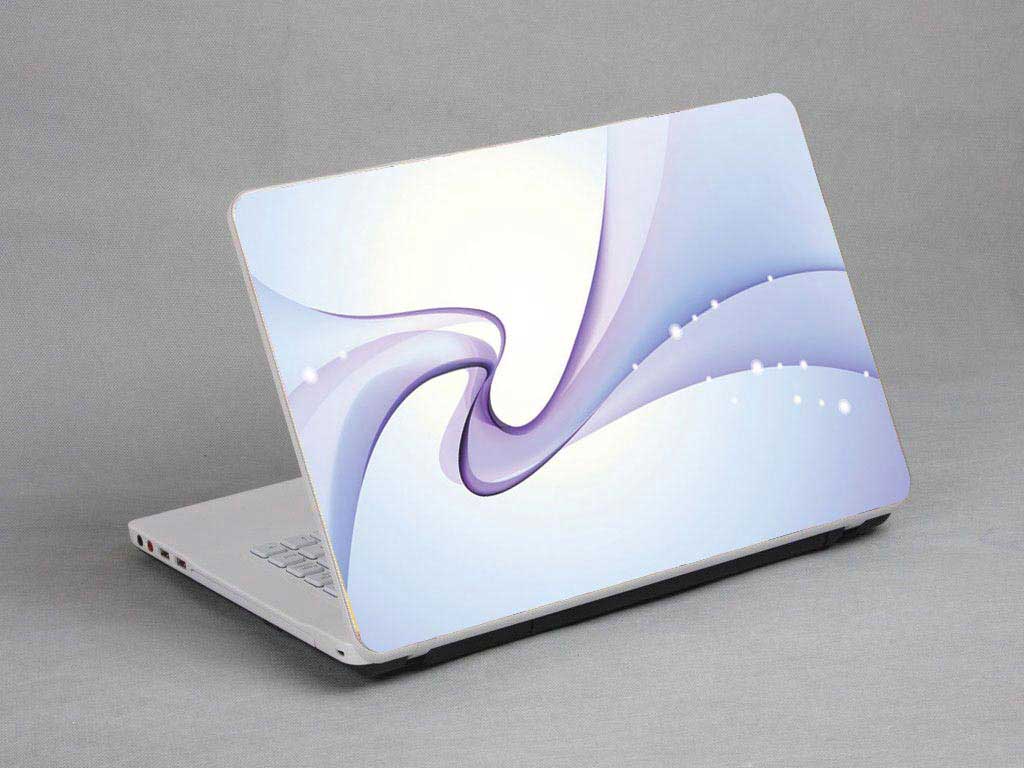 decal Skin for ACER Aspire V3-572G Bubbles, Colored Lines laptop skin