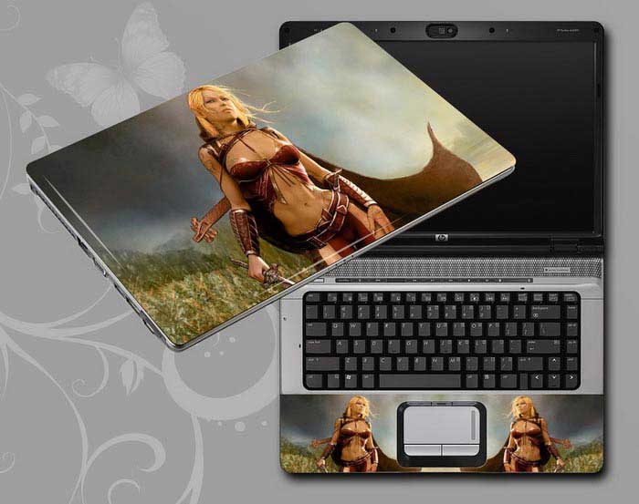 decal Skin for ASUS Chromebook Flip C434 C434TA-DSM4T Game Beauty Characters laptop skin
