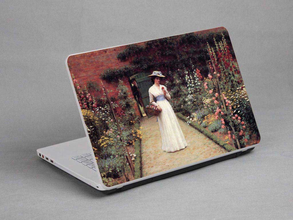 decal Skin for DELL Inspiron 14 14-3452 Woman, oil painting. laptop skin
